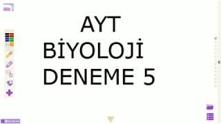 AYT BİYOLOJİ DENEME 5