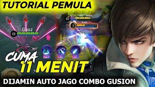 TUTORIAL GUSION LENGKAP PEMULA COMBO SKILL  + EMBLEM & BUILD  CARA MAIN GUSION