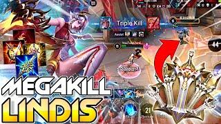 AOV-LINDIS MEGAKILL AFTER SHIELD NERF?   Top 1 Conqueror  Arena Of Valor  ROV  Liên Quân