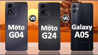 Samsung Galaxy A05 vs Motorola Moto G04 vs Motorola Moto G24