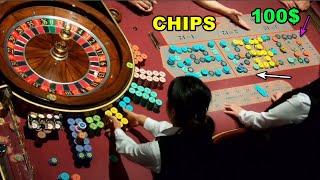 WATCH BIGGEST BET CHIPS 100$ Hot Table Roulette NEW SESSION NIGHT FRIDAY ️2024-07-06