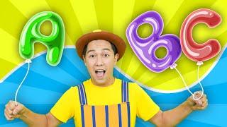 ABC Song with Balloons  Alphabet Songs & Nursery Rhyme  TigiBoo