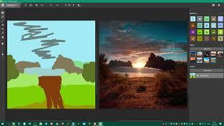 Рисуем нейросетями или Nvidia Canvas. Онлайн редактор - ссылка в описании.