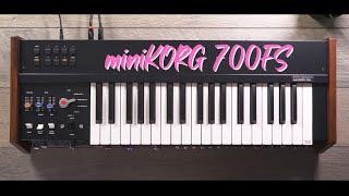 The First Synthesizer Ever Made In Japan Remade miniKORG 700FS Monophonic Synthesizer