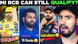 RCB & MI ka KYA HOGA?   How can they QUALIFY?   CSK Qualified?  CSK vs MI