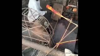 Amazing Process of Making Angle Iron Patti In a Local Factory #shorts