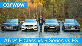 Audi A6 vs BMW 5 Series vs Mercedes E-Class vs Lexus ES - which is best?