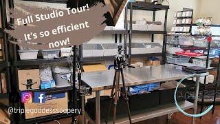 Full Soap Studio Tour My Soap Business at Home