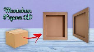 Cardboard photo frames  3D photo frames  Creative crafts