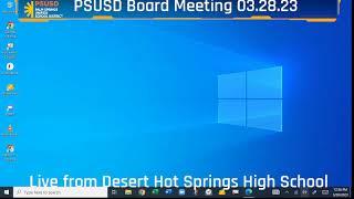 PSUSD Board Meeting test