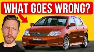 What goes WRONG with a USED Toyota Corolla Sportivo?