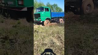 German IFA W50l truck in the mud