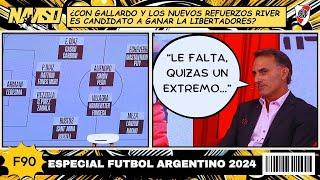 CHARLA FUTBOLERA EN F90 - ¿RIVER EL GRAN CANDIDATO A GANAR LA LIBERTADORES?