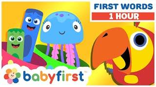 Toddler Learning Video  Color Crew & Larry Surprise Eggs  Sea & Farm Animals for Kids  BabyFirst