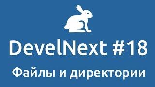 DevelNext #18  Файлы и директории