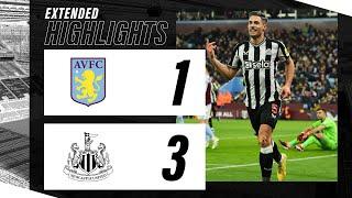 Aston Villa 1 Newcastle United 3  EXTENDED Premier League Highlights