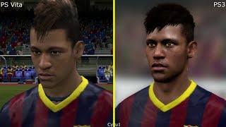 FIFA 14 PS Vita vs PS3 Graphics Comparison