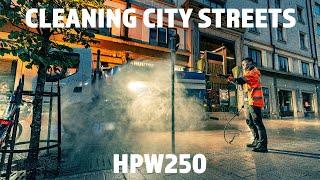 Street Washing in Tampere City Center