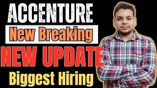 Accenture Biggest Hiring Update  OFF Campus Drive For 2024  2023  2022  2021 Batch Hiring