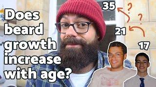 Does beard growth increase with age?  The teen and adult beard roadmap