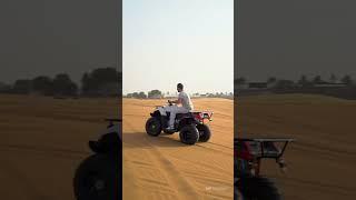 POV You are QUAD BIKING in Dubai  #shorts #quadbike