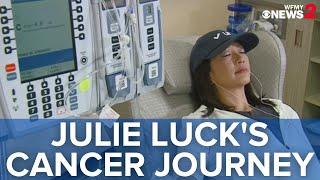 Julie Luck colon cancer journey From diagnosis to last chemo infusion