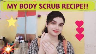 My Homemade Body Scrub At Home   Simple Ingredients   Blush with Mimi