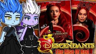 Disney Villains React To Descendants 4 The Rise Of Red  Gacha react