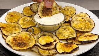 Better than chips Eggplants crispy and tasty ready in just a few minutes No frying