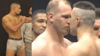 Funny Face off and Weigh-in in MMA and Boxing