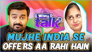 Mujhe India Se Offers Aa Rahi Hain Ft Bisma Amir  Witty Talk Podcast #4  Umar Saleem Unscripted