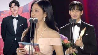 Kim Soo Hyun missed the best male lead awardSong Hye Kyo clashed with Song Joong Ki at Baeksang2024