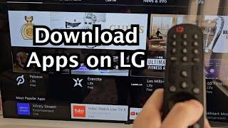 LG Smart TV - How to Download Apps