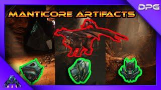 All Manticore Artifact Caves - ARK Survival Evolved - Scorched Earth