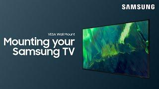 How to mount your Samsung TV with a VESA wall mount  Samsung US