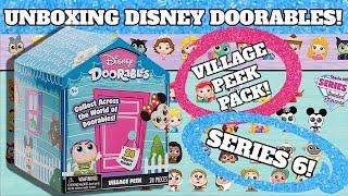 Unboxing DISNEY DOORABLES Amazon Exclusive VILLAGE PEEK PACK Doorables Blind Bag Series 6 Opening