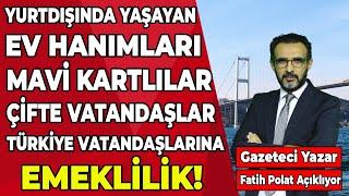 Türkiyede emeklilik için BÜYÜK FIRSAT Gazeteci Yazar Fatih Polat Açıklıyor @TürkçeHaber