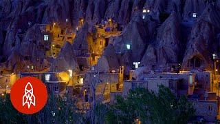 In Iran A Village Among Volcanic Rocks