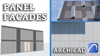 Panel Facade Types in Archicad Tutorial