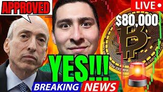 ETF APPROVAL LIVE BREAKING NEWSSHIBA INU PEPE COIN PUMP