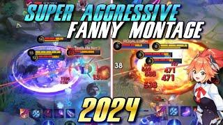 SUPER AGGRESSIVE FANNY MONTAGE IN 2024  MLBB