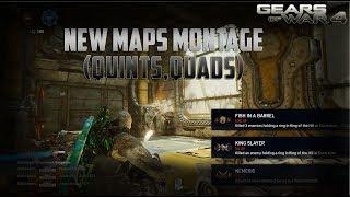 Gears of War 4 - NEW MAPS MONTAGE QuadsQuints