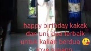 @indrageni2701 kejutan sederhana untuk kakak  Ica dan uni embun happy birthday sayang 