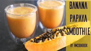 Super Healthy Papaya Smoothie For Improved Digestion and Gut Health