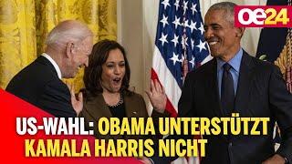 US-Wahl Obama unterstützt Kamala Harris nicht