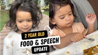 Noors Solid Food and Speech update  What is Noor Eating & Speaking at 2 Years