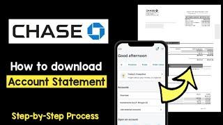 Chase Bank Statement PDF Chase App  Download Chase Transaction History CSVPDF  Account Summary