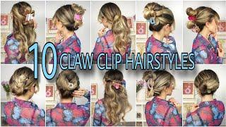 10 CLAW CLIP HAIRSTYLES YOU NEED TO TRY TODAY  MEDIUM & LONG HAIRSTYLES