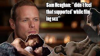 Sam Heughan not supported when filming sensitive movies with Caitriona Balfe