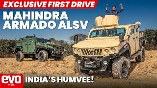 Exclusive Mahindra Armado  Indias first indigenous ALSV  First Drive Review  evo India